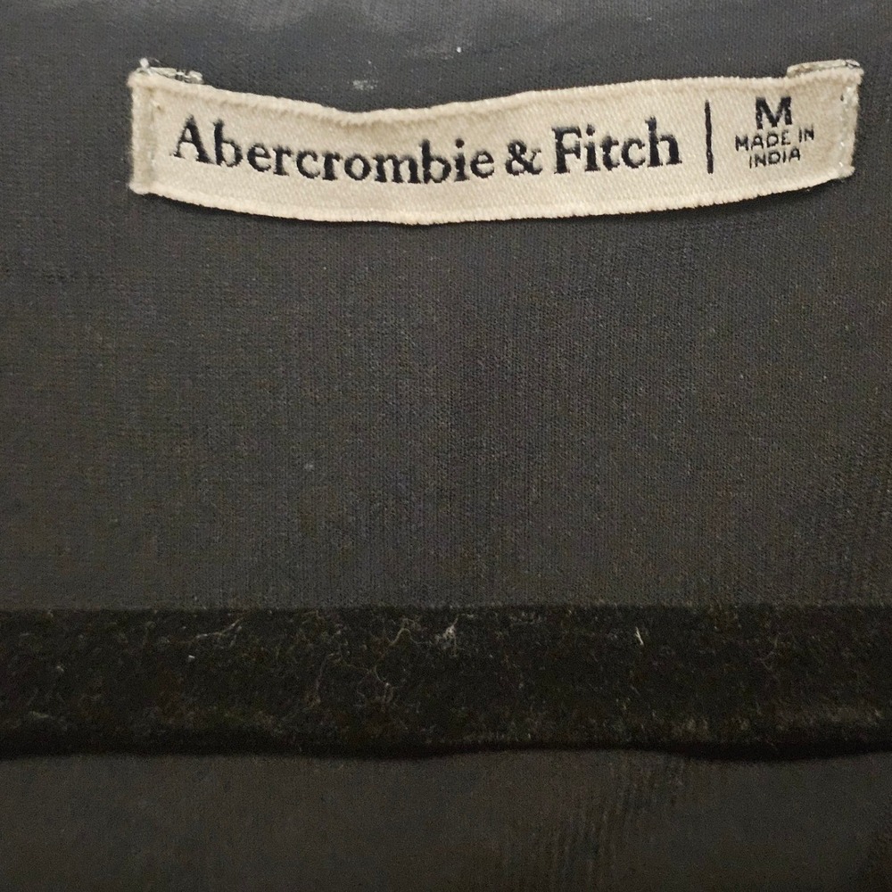 Abercrombie & Fitch Womens Floral Paisley V-Neck Ruffle Mini Dress Black Medium - Picture 3 of 6